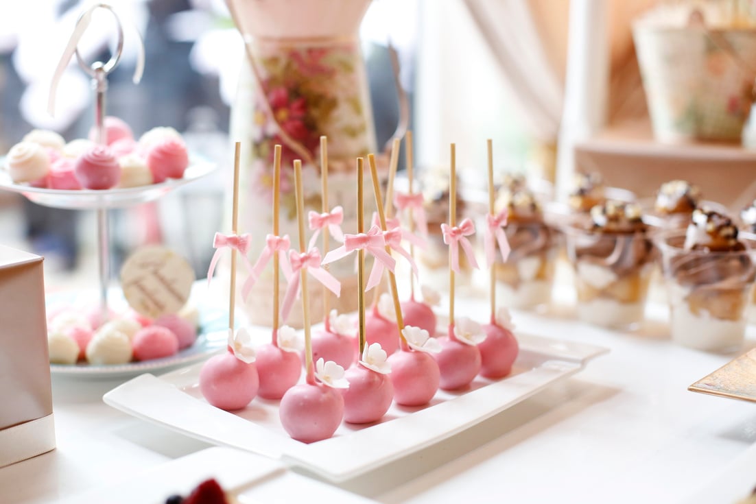 Dessert table for a wedding